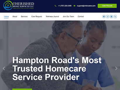 Cherished Home Services Website