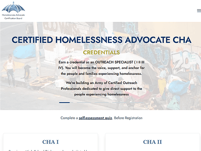 Homeless Advocates Certitification Board